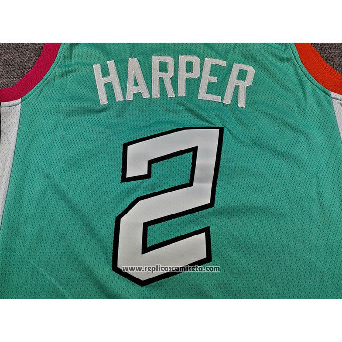 Camiseta San Antonio Spurs Dylan Harper NO 2 Ciudad 2022-23 Verde